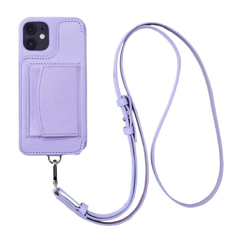 DEMIU 薄紫 手帳型ケース ストラップ付き Amazon.co.jp: 【 DEMIU デミュウ 】 〔 iPhone対応 11用